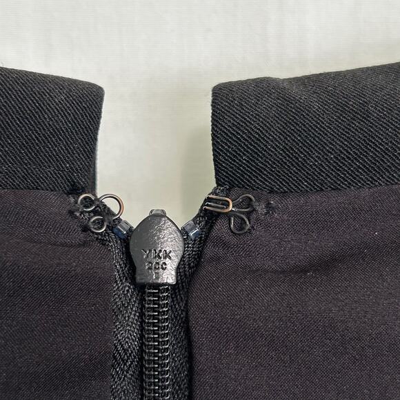 Kay Unger New York Black Sheath Cocktail Party Dress Size 8 - Picture 6 of 13